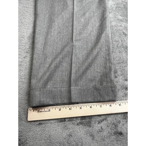 Hart Schaffner Marx Mens 38X28.5 Wool Gray Dress Pants RN130132 Golf Grandpa - Picture 9 of 13